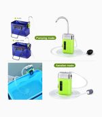 پمپ هوا و اکسیژن شارژی با LED، سه حالت عملکرد و فیلتر سهمرحلهای