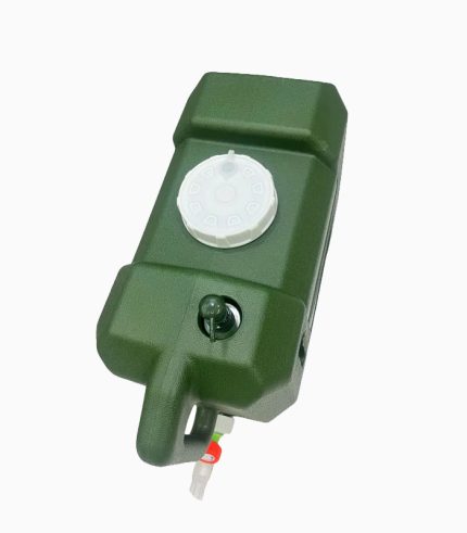 سطل آب سیار کمپینگ با شیر و صابون‌پاش – ظرفیت 12 و 24 لیتری