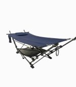 تخت تاشو کمپینگ مدل ننو راحتی با فریم فلزی – قابل حمل و سبک