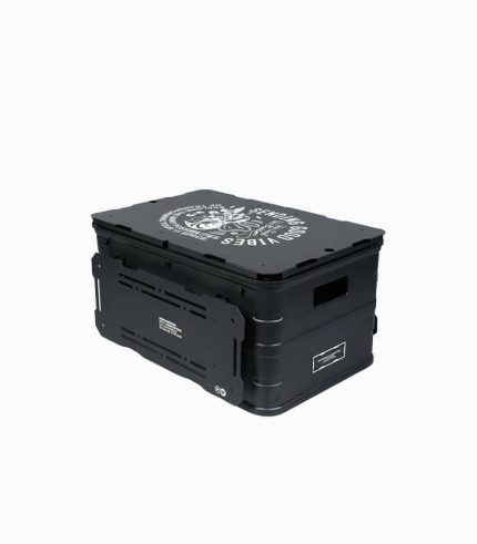 چرخ دستی کمپینگ تاشو با جعبه نگهدارنده و میز – سبک، مقاوم و قابل حمل