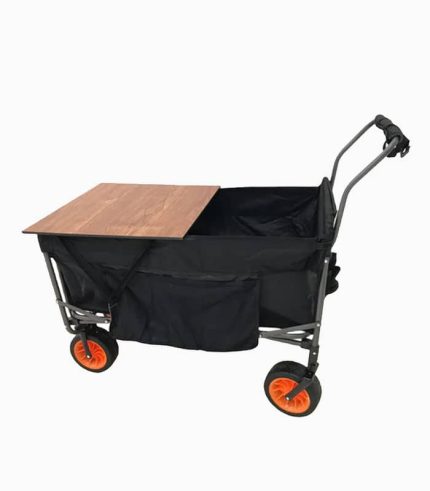 چرخ دستی تاشو کمپینگ و ساحل با ظرفیت بالا – مدل T004