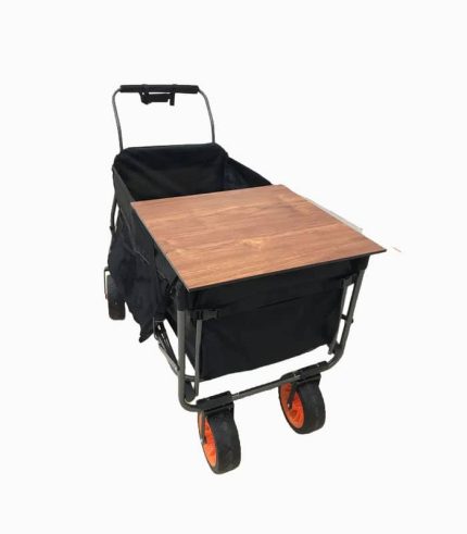 چرخ دستی تاشو کمپینگ و ساحل با ظرفیت بالا – مدل T004