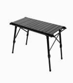 میز تاشو کمپینگ آلومینیومی قابل تنظیم با کیف حمل