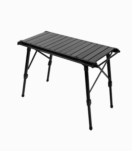 میز تاشو کمپینگ آلومینیومی قابل تنظیم با کیف حمل