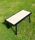 میز تاشو کمپینگ آلومینیومی قابل تنظیم با کیف حمل