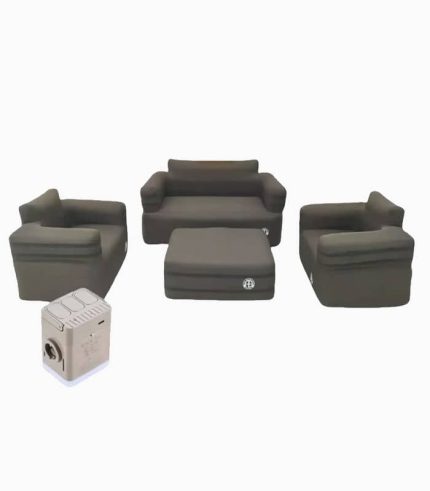 ست مبل و میز بادی قابل حمل با پمپ اتوماتیک – مناسب کمپینگ و سفر