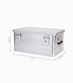 جعبه ذخیرهسازی آلومینیومی کمپینگ قابل حمل با قفل – مدل BX1015