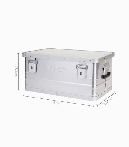 جعبه ذخیره‌سازی آلومینیومی کمپینگ قابل حمل با قفل – مدل BX1015