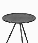 میز گرد کمپینگ قابل حمل با ارتفاع قابل تنظیم و کیف حمل