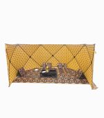 دیوار بادی صحرایی تاشو ضدباد کمپینگ و باغ – پرده محافظ جمع‌شونده