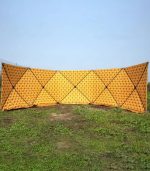 دیوار بادی صحرایی تاشو ضدباد کمپینگ و باغ – پرده محافظ جمع‌شونده