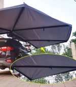 سایبان خودرو تاشو ۲۷۰ درجه چهار فصل با چراغ LED – مناسب کمپینگ و فضای باز