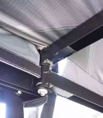 سایبان خودرو تاشو ۲۷۰ درجه چهار فصل با چراغ LED – مناسب کمپینگ و فضای باز