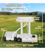 سینک قابل حمل کمپینگ 30 لیتری با مخزن آب و چرخ مدل CH30L