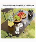 میز تاشو کمپینگ قابل حمل با کیف – مناسب پیکنیک، ساحل، مهمانی و سفر