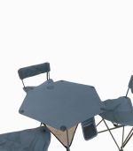 میز تاشو قابل حمل همراه با ۳ صندلی – مناسب کمپینگ و پیکنیک