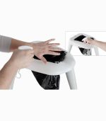 توالت قابل حمل مسافرتی با 3 پایه و شلنگ شستشو مدل CH512