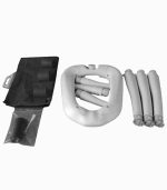 توالت قابل حمل مسافرتی با 3 پایه و شلنگ شستشو مدل CH512