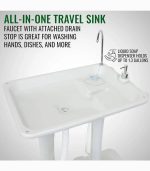 روشویی قابل حمل کمپینگ با مخزن 20 لیتری و پمپ پدالی مدل CH20L