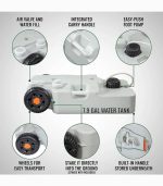 روشویی قابل حمل کمپینگ با مخزن 20 لیتری و پمپ پدالی مدل CH20L