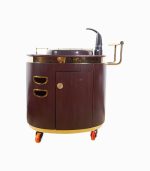 روشویی قابل حمل با مخزن آب و چرخ مدل HWT001