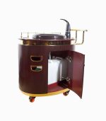 روشویی قابل حمل با مخزن آب و چرخ مدل HWT001