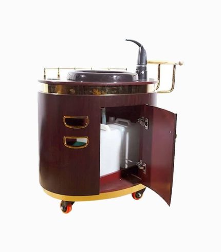 روشویی قابل حمل با مخزن آب و چرخ مدل HWT001