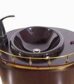 روشویی قابل حمل با مخزن آب و چرخ مدل HWT001