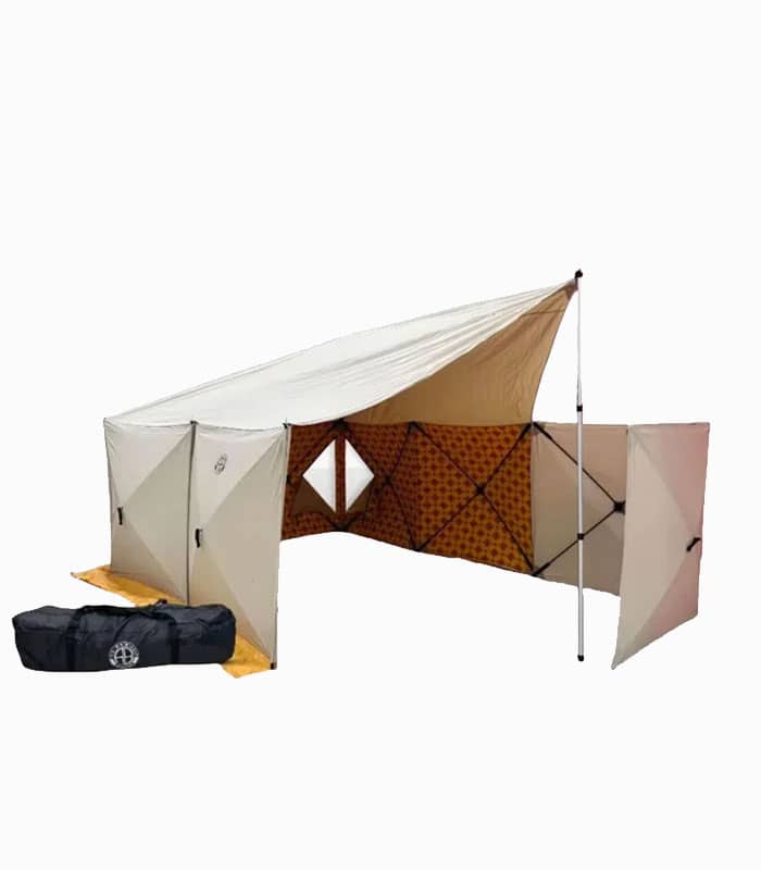 چادر کمپینگ خانوادگی بزرگ با فنس باز – چادر ضدآب و مقاوم برای سفر و طبیعت چادر کمپینگ خانوادگی بزرگ با فنس باز – چادر ضدآب و مقاوم برای سفر و طبیعت