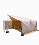 چادر کمپینگ خانوادگی بزرگ با فنس باز – چادر ضدآب و مقاوم برای سفر و طبیعت