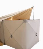 چادر کمپینگ خانوادگی بزرگ با فنس باز – چادر ضدآب و مقاوم برای سفر و طبیعت