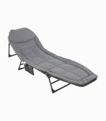 تخت تاشو کمپینگ قابل حمل با بالشت و جیب