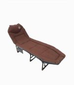 تخت تاشو کمپینگ قابل حمل با بالشت و جیب