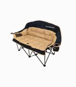 صندلی تاشو دونفره کمپینگ با جا لیوانی و کیف حمل