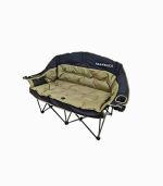 صندلی تاشو دونفره کمپینگ با جا لیوانی و کیف حمل