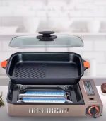 اجاق گاز کمپینگ پرتابل با ماهیتابه نچسب