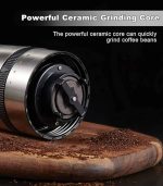 قهوهساز قابل حمل چندکاره با آسیاب برقی و شارژ USB