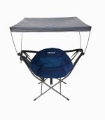 صندلی تاشو کمپینگ با سایبان قابل تنظیم – مدل قابل حمل ساحلی و فضای باز