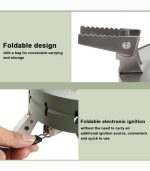 اجاق گاز کمپینگ تاشو قابل حمل با قدرت بالا و تنظیم شعله