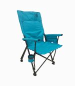 صندلی تاشو پرتابل سبک با جالیوانی برای کمپینگ و پیکنیک