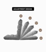 صندلی تاشو راحتی کفنشین با کوسن قابل تنظیم