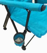 صندلی تاشو پرتابل سبک با جالیوانی برای کمپینگ و پیکنیک