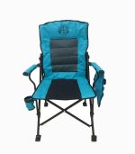 صندلی تاشو سنگین با جا لیوانی – مناسب کمپینگ، ساحل و ماهیگیری