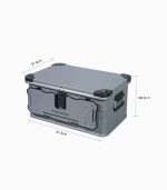 میز و جعبه چندکاره قابل حمل ۵۰ لیتری با پایه Camping Table Silver