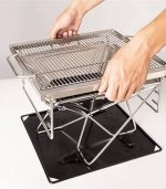 باربیکیو ذغالی و آتشدان تاشو قابل حمل با کیف