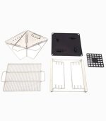 باربیکیو ذغالی و آتشدان تاشو قابل حمل با کیف