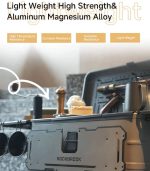 میز و جعبه چندکاره قابل حمل ۵۰ لیتری با پایه Camping Table Silver