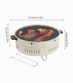 آتشدان و اجاق کمپینگ کوچک قابل حمل با دسته