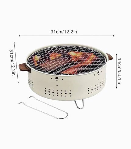 آتشدان و اجاق کمپینگ کوچک قابل حمل با دسته