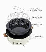 آتشدان و اجاق کمپینگ کوچک قابل حمل با دسته